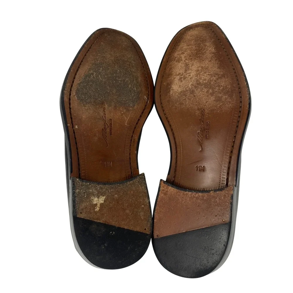 Mezlan black leather